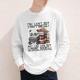 Teacher Bookworm Book Lover Panda Reading Book Librarian Tee Youth Long Sleeve Tee