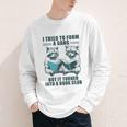 I Tried To Form Gang But It Turned Into A Book Club Raccoon Youth Long Sleeve Tee