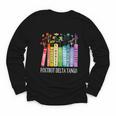 8647 Foxtrots Tangos Deltas Book Flower Resist Book Lovers Youth Long Sleeve Tee