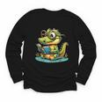 Alligator Reading a Book Animal Youth Long Sleeve Tee Alligator Reading a Book Animal Youth Long Sleeve Tee