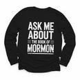 Ask Me About The Book Of Mormon Youth Long Sleeve Tee