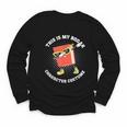 This Is My Book Character Costume- Dabbing Book Kids Youth Long Sleeve Tee