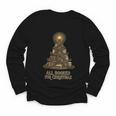 All Booked For Christmas Book Tree Book Lover Teacher Youth Long Sleeve Tee All Booked For Christmas Book Tree Book Lover Teacher Youth Long Sleeve Tee