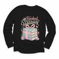 All Booked For Valentines Stacked Books Youth Long Sleeve Tee