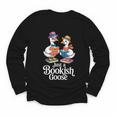 Bookish Goose Cute Geese With Hats Reading Books Youth Long Sleeve Tee
