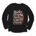 Books Cozy Nooks Hot Cocoa Winter Reading Warmth Comfort Youth Long Sleeve Tee Books Cozy Nooks Hot Cocoa Winter Reading Warmth Comfort Youth Long Sleeve Tee