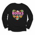 Books Are My Love Language Valentine's Day Reading Lover Youth Long Sleeve Tee
