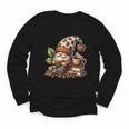 Coffee And Book Reading Accessories For Book Lovers Gnome Youth Long Sleeve Tee