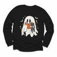 Cute Ghost Reading Book Spooky Season Halloween Costume Kids Youth Long Sleeve Tee Cute Ghost Reading Book Spooky Season Halloween Costume Kids Youth Long Sleeve Tee