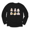 Cute Spooky Reading Book Halloween Fall Ghost Autumn Youth Long Sleeve Tee Cute Spooky Reading Book Halloween Fall Ghost Autumn Youth Long Sleeve Tee
