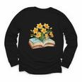 Daffodils Flowers Book Floral Youth Long Sleeve Tee
