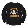 Groovy Halloween Teacher Spooky Read More Book Women Girl Youth Long Sleeve Tee Groovy Halloween Teacher Spooky Read More Book Women Girl Youth Long Sleeve Tee
