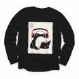 Grumpy Frog Books Music Kawaii Ink Japanese Youth Long Sleeve Tee