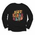 Hot Girls Read Aesthetic Book Lover Reading Youth Long Sleeve Tee