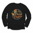 Just One More Chapter Skeleton Reading Book Scaft Beanie Youth Long Sleeve Tee
