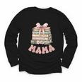 Mama Book First Chapter Birthday Family Matching Party Youth Long Sleeve Tee