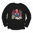 Octopus Reading Book Coffee Lover Bookaholic Bookworm Reader Youth Long Sleeve Tee Octopus Reading Book Coffee Lover Bookaholic Bookworm Reader Youth Long Sleeve Tee