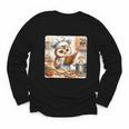 Owl Learning To Cook With Cookbook Chef Apron Stove Cooking Youth Long Sleeve Tee Owl Learning To Cook With Cookbook Chef Apron Stove Cooking Youth Long Sleeve Tee