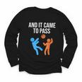 And It Came To Pass Book Of Mormon LDS Missionary Youth Long Sleeve Tee