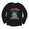 Read More Books Halloween Book Cute Ghost Reading Teaching Youth Long Sleeve Tee Read More Books Halloween Book Cute Ghost Reading Teaching Youth Long Sleeve Tee