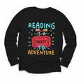 Reading Is A Ticket To Adventure Fun Book Lovers Fun Youth Long Sleeve Tee