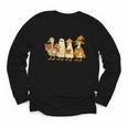 Spooky Halloween Book Lover Halloween Reading Goose Youth Long Sleeve Tee