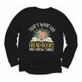 That's What I Do I Read Books And I Know Things Reading Youth Long Sleeve Tee That's What I Do I Read Books And I Know Things Reading Youth Long Sleeve Tee