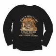 That’s What I Do I Read Books Reading Bookworm Reader Youth Long Sleeve Tee
