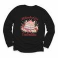 Vintage All Booked For Valentines Book Lovers Teacher Kids Youth Long Sleeve Tee