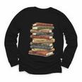 Vintage Books History Retro Book Lover Teacher Youth Long Sleeve Tee