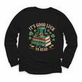Vintage It's Good Luck To Read St Patrick's Day Book Lucky Youth Long Sleeve Tee Vintage It's Good Luck To Read St Patrick's Day Book Lucky Youth Long Sleeve Tee