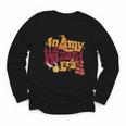 In My Wizard Era Groovy Bookish Fantasy Reader Book Lover Youth Long Sleeve Tee