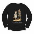 Wizard Of Oz Book Quote Scarecrow Dorothy Retro Drawing Youth Long Sleeve Tee