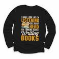 Writer Book Published Author Writers Men Women Youth Long Sleeve Tee