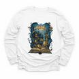 4 Books Are Portable Magic Bookish Reading Nerd Quote Youth Long Sleeve Tee