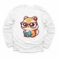 Adorable Book Lover Chipmunk With Reading Glasses Cute Premium Youth Long Sleeve Tee Adorable Book Lover Chipmunk With Reading Glasses Cute Premium Youth Long Sleeve Tee