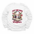 Audiobook Lover Bookish Headphones Just One More Chapter Youth Long Sleeve Tee