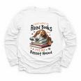 Basset Hound Dog Breed I Just Want To Read Books And Pet My Youth Long Sleeve Tee
