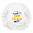 Best Book Editor Job Occupation Premium Tri-Blend Youth Long Sleeve Tee