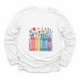 Book Flower Radicalized By Basic Decency Feminist Leftist Youth Long Sleeve Tee