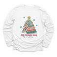 All Booked For Christmas Book Christmas Tree Lights Bookish Youth Long Sleeve Tee All Booked For Christmas Book Christmas Tree Lights Bookish Youth Long Sleeve Tee