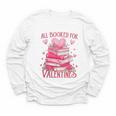 All Booked For Valentine Books Lover Teacher Floral Youth Long Sleeve Tee All Booked For Valentine Books Lover Teacher Floral Youth Long Sleeve Tee