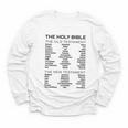 The Books Of The Bible Old And New Testament Complete List Youth Long Sleeve Tee