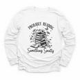 Bookworm Smutt Probably Reading Something Smutty Reader Youth Long Sleeve Tee