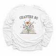 Chapter 80 Book Lovers & Readers 80th Birthday Wildflowers Youth Long Sleeve Tee
