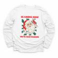 Christmas Bookish He Knows What You'Ve Been Reading Women Youth Long Sleeve Tee Christmas Bookish He Knows What You'Ve Been Reading Women Youth Long Sleeve Tee