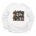 Cosy Sloth In Bookshelf With Plants Youth Long Sleeve Tee Cosy Sloth In Bookshelf With Plants Youth Long Sleeve Tee