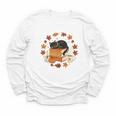 Cute Cat Fall In Love With Reading Book Cat Lover Librarian Youth Long Sleeve Tee
