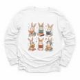 Cute Teacher Bunny Rabbit Reading Easter Bunnies Book Lovers Youth Long Sleeve Tee Cute Teacher Bunny Rabbit Reading Easter Bunnies Book Lovers Youth Long Sleeve Tee