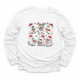 Ghost Book Reading Christmas Books Lover Teacher Kids Youth Long Sleeve Tee
